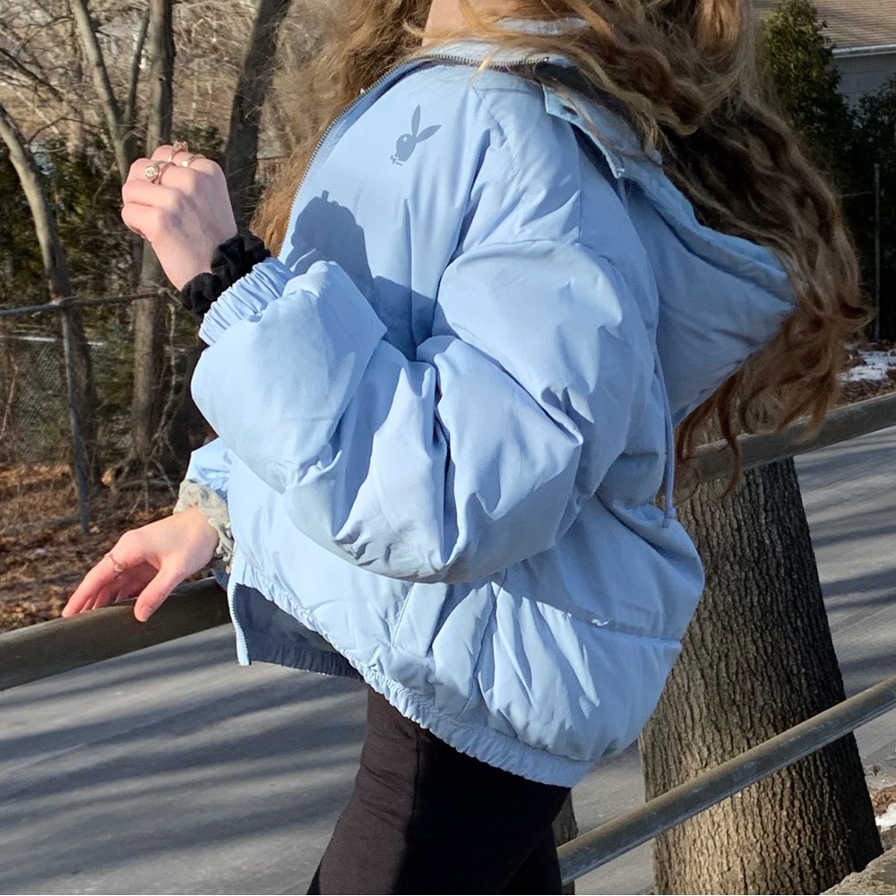 Playboy puffer jacket from pacsun xs women’s